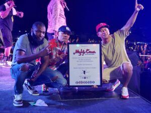 MIGHTY CROWN Instagram - On the final round tour We been receiving nuthin but love & plaques from these Caribbean islands 
So grateful for this! 
From Bermuda to Trinidad and now Antigua! Give thanks 👊🏽 @oneworldantigua @jazzytmusic 
#mightycrown #irishandchin 
#awardwinning #soundsystem