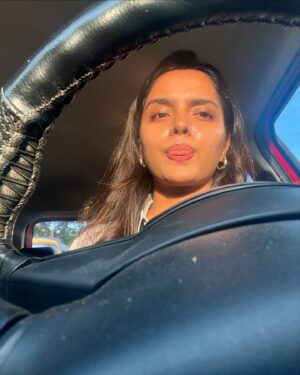 MV Namritha Instagram - Happy, sleepy, entertained, not so entertained, excited, waiting in traffic, just, life 😌 #selfieslately