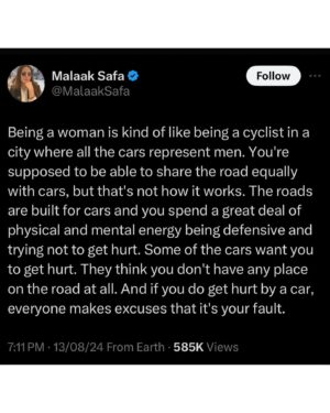 Maanvi Gagroo Instagram - I want Independence.
I don’t want to ask a male friend/relative to drop me home.
I don’t want them to have to offer.

I don’t want to pretend to be on a call while walking alone after dark.
I don’t want to actually have to be on a call.

I don’t want to learn the S.I.N.G
Or carry a pair of scissors in my bag.

I don’t want to reject a nice house because it doesn’t have a safety door.
I don’t want to have to make my dog bark so the person standing outside my house knows I have one.

I don’t want to have to make decisions based on fear. I want to be free from this. I want every girl/woman to be free from this. 
I want independence. 

#justiceformoumita #bengalhorror