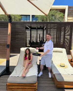 Macaulay Culkin Instagram - So the lady and I went to @nobuloscabos for her birthday. On our first day we went to the gift shop and I found this shirt. 
Since now I looked like the staff I decided to spend my four days there masquerading as a:

Poolside waiter
Housekeeper
Cabana boy
Room service attendant 
Bell hop

Thanks again @nobuloscabos for the fun time and excellent stay. And thanks for selling that shirt. It really made me feel like I belonged.
