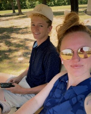 Maci Bookout Instagram - Never a bad day golfing with my boy ⛳️🫶🏻😎

#bennybaby
#golf 
#motherandson 
#myboy