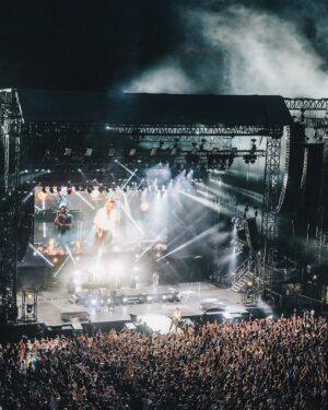 Macklemore Instagram - My Grandma use to always say MercI beaucoup. Even with dementia, it was one of the last phrases she held onto before she transitioned. I always think of her in France, as it’s one of the only French words I know. She was with me in Nimes the other night. Sold out the Coliseum. Merci beaucoup Nimes 🇫🇷❤️… that was perfect