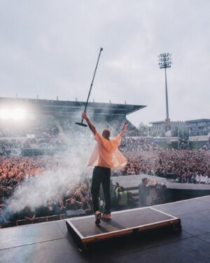 Macklemore Instagram - There’s some shows where in the middle of the set I think “I can’t believe this is my life.” Monchengladbach, Germany was one of them ones. Dreams unlocked. Thank you guys for the moments.  Love forever ❤️