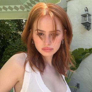 Madelaine Petsch Instagram - oops chopped my hair off