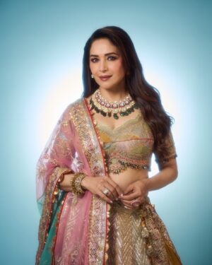 Madhuri Dixit Instagram - To love, laughter and happily ever after✨ 

#A&R #wedding #weddingglam #love #arweddingcelebrations