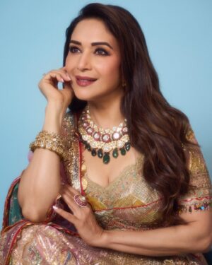 Madhuri Dixit Instagram - To love, laughter and happily ever after✨ 

#A&R #wedding #weddingglam #love #arweddingcelebrations