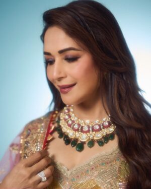 Madhuri Dixit Instagram - To love, laughter and happily ever after✨ 

#A&R #wedding #weddingglam #love #arweddingcelebrations