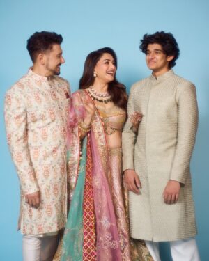 Madhuri Dixit Instagram - To love, laughter and happily ever after✨ 

#A&R #wedding #weddingglam #love #arweddingcelebrations