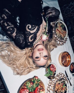 Madonna Instagram - Back in Italy………… 🇮🇹 Happy Birthday to ME 🦁✨🎂🥂🇮🇹♥️

Madonna shot by @ricardogomesinst wearing 
#DolceGabbana and #DGAltaModa
Styling @saint_____rita 
Hair @andrewfitzsimons 
Make up @miyakemakeup
Lighting @courtneyharvier