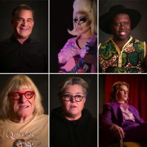 Mae Martin Instagram - Here are just SOME of the heroes of mine you can see in Outstanding: A Comedy Revolution, which is out on Netflix TODAY. Congrats to the brilliant team involved in making it! 
@netflixisajoke @netflix #outstandingacomedyrevolution
