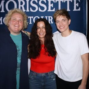 Mae Martin Instagram - Well @alanis you are our greatest living rock star and we had a wildly cathartic night and the fact that you are also hilarious and kind is borderline too much to handle. Thank you (India) ❤️❤️❤️❤️