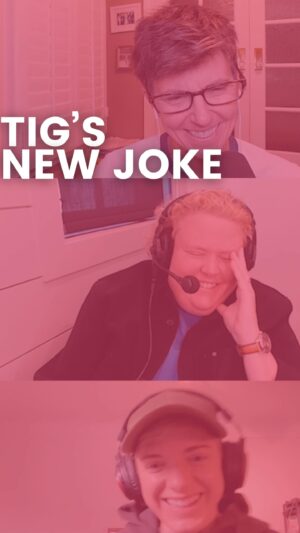 Mae Martin Instagram - Here comes a Tig joke! Did you laugh?🤣