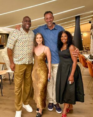 Magic Johnson Instagram - Caught up with my former Laker teammate and Hall of Famer Vlade Divac in Montenegro tonight! He invited me and Cookie, our guests Rodney and Holly and Mike and Natasha, to dinner at Mamula Island Hotel in Montenegro. It was an old fort that was turned into a luxury hotel and it’s only been open for two years. Dinner and exploring the property was simply amazing! I recommend anyone in Montenegro check it out!