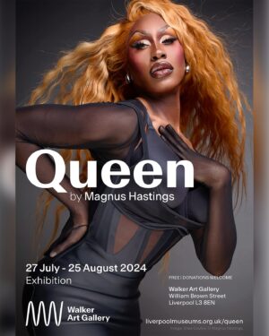 Magnus Hastings Instagram - My darling @sutanamrull shot in Hollywood for the QUEEN exhibition .perfection as always . Queen is open now @walkerartgallery until Aug 25th #magnushastings #raja #liverpoolmuseum #queerart #dragqueen. QUEEN prints link in bio ā¬ļø