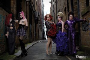 Magnus Hastings Instagram - Mersyside Story . Diversity makes the world better after all .. more lovely Liverpool queens glowing up the alleyway for my Queen show @brendalabeau @shania_painuk @natashavonspirit @sakura.lpl @i.dunnodeka š¬š§šš. Come and see the exhibition at @walkerartgallery opens July 27th #magnushastings #liverpooldrag #queen #walkerartgallery
