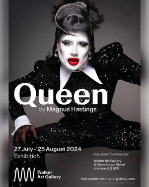 Magnus Hastings Instagram - Hot footed it to Philadelphia for a shoot with @sapphiracristal in time to get her in the Queen exhibition @walkerartgallery and she was as lovely as you would expect and when I shouted āsquiggle down the wallā she was masterful ā¤ļøšøš Queen is open now until August 25th . QUEEN prints link in bio ā¬ļø.. get yourself to Liverpool immediately. šāļø š. š@bronbermudez. #magnushastings #queen #walker gallery #sapphiracristal #rupaulsdragrace