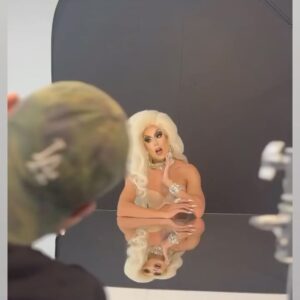 Magnus Hastings Instagram - My darling @theonlyalaska5000 being beautiful š #magnushastings #alaskathunderfuck #vogue #madonna