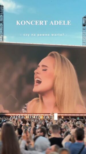 Maja Bohosiewicz Instagram - Koncert Adele - kto z was był? Jak wasze wrażenia? Dla mnie niesamowite przeżycie i chyba najlepszy koncert na jakim byłam ostatnie lata ! Było pięknie !!!! #concert #adele #adeleconcert