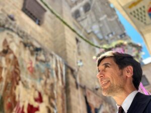 Manuel Lombo Instagram - Disfrutando de la maravilla que es Toledo y su día grande. Una ciudad de ensueño que se engalana para el Corpus Cristi.