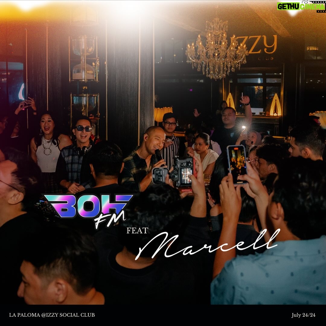 Marcell Siahaan - 153 Likes - What a night @izzysocialclub La Paloma, bersama dengan @b.o.h_fm dan @marcellsiahaans kita berikan malam yang tak terlupakan!
#AwasPesonaPalsu disekitarmu 💃🏻🕺
📸 @muhammaddzia