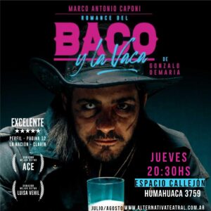 Marco Antonio Caponi Instagram - EL BACO desde el 11 de JULIO en @esoaciocallejon