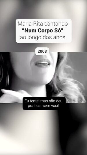 Maria Rita Instagram - “Num Corpo Só” é uma daquelas obrigatórias do repertório da patroa… Quem já se acabou com essa num Samba da Maria? #EMR

#PraTodosVerem Sequência de vídeos de Maria Rita com o texto “Maria Rita cantando ‘Num Corpo Só’ ao longo dos anos”.