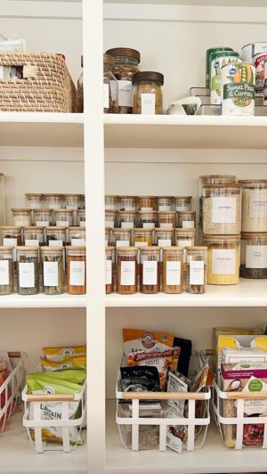 Marie Kondo Instagram - I spy some familar items front and center 🤩  Not only did the @the.modern.minimalist transform this pantry beautifully, but she also used two of my favorite tips: labeling items and giving everything a home!