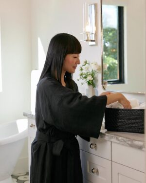 Marie Kondo Instagram - I’m so excited to introduce the newest additions to the @thecontainerstore X KonMari collection! These items were not only designed to be versatile and sustainable, but also to elevate your everyday routine. I hope you love them as much as I do and don’t forget to #ShowUsYourDrawers! Visit the link in my profile to learn more.