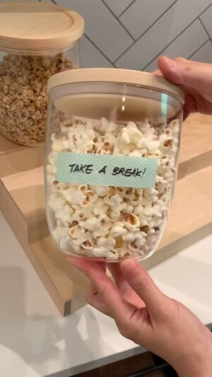 Marie Kondo Instagram - Just when you think labels can't spark more joy, @simplejoywithann proves they can! I love the idea of leaving a sweet note for a family member or loved one 🥰