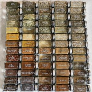 Marie Kondo Instagram - A colorful array of tidy herbs and spices 👏 Beautiful work, @theorderlyspace!