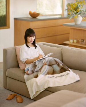 Marie Kondo Instagram - Wrap yourself in treasured memories 😌 I’m so happy to share the newest items from the #ShutterflyXKonMari collection, each thoughtfully designed to perfectly capture the moments that spark joy! Visit the link in my profile to learn more.