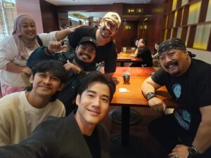 Mario Maurer Instagram - Thank you kang mak team your guys are so amazing and thank you Indonesia for your warm welcome i hope i will come back here asap dont for get to watch  Kang mak everyone