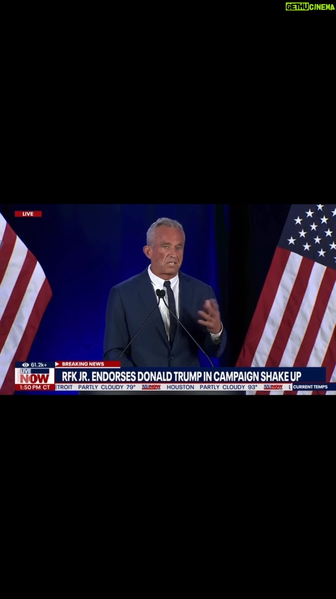 Marjorie Taylor Greene - 18.1K Likes - RFK Jr. breaks down the corrupt nature of the Democrat regime in four minutes.
It’s a MUST WATCH!
He outlines, in detail, how they didn’t hold a legitimate primary, launched a tyrannical legal campaign to throw President Trump in jail, and waged lawfare and censorship against his campaign.
Every Democrat, especially Kamala Harris, is guilty of subverting the American people and their rights to choose the leaders of their government.
It’s despicable and I’m glad RFK Jr. has the courage to expose their hatred of America and everything we stand for as a nation.