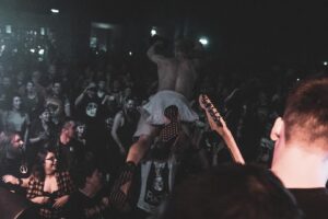 Mark Andrews Instagram - Today marks TEN YEARS (🤯) since the first ever Junior show! 

In those 10 years we’ve had some sick memories of playing shows all over the place. 

Download Festival, headline shows at The Dome, a tour across Canada, and countless gigs across the UK. 

The best bit has been getting to meet so many people: bands, photographers, drivers, people who let us crash on their floors, and of course: fans. Y’all are the best. 

Let’s do another 10 years, shall we? 

📸: @ashleabeaphoto / @schmannly / @_lifethroughacanonlens