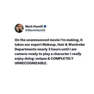 Mark Hamill Instagram - 🤫
