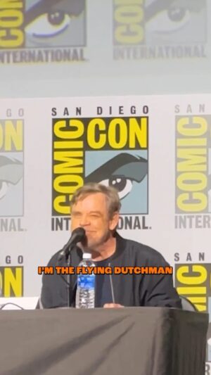 Mark Hamill Instagram - from galaxies to the gallows, @markhamill surprises fans at the #SpongeBob25 #SDCC panel with big news... he’s The Flying Dutchman in The SpongeBob Movie: Search for SquarePants! only in theatres Dec. 19, 2025 #NickSDCC
