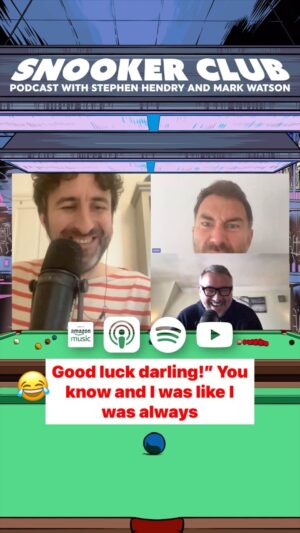 Mark Watson Instagram - “I’ll come as soon as this game’s finished!” 📞😂

Eddie Hearn tells Stephen and Mark how father Barry nearly missed his son’s birth over a game of snooker!

Listen via our bio link or head to our story!🎙️ #SnookerClub