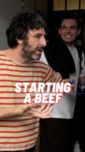 Mark Watson Instagram - I’m a YouTuber now. We start BEEF. Was it Rhys James? Was it Glenn Moore? Go watch the full 30 minutes and, well you’ll probably forget why you went in the first place. 

Check my bio.

#markwatson #taskmaster #beef #beefing #rhysjames #glennmoore #edinburgh #tour #youtube #content #walk #pleasance #edfringe