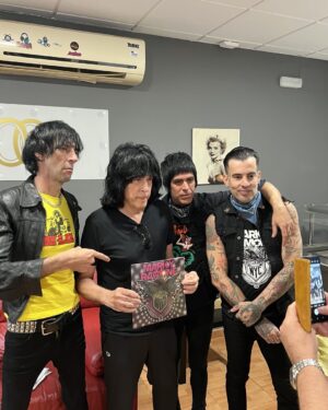 Marky Ramone Instagram - 4 song E.P released in Europe, for all you vinyl collectors.😊 Next in South America ❤️

Drums recorded by @whoinvitedjames 

Mixed & Mastered by @moralesmasters @superfineaudio