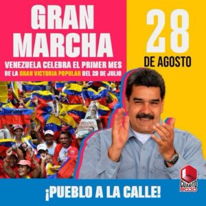 Marlene De Andrade Instagram - Hoy se Cumple un mes de la Victoria de La Paz 🇻🇪💪🏽🙏🏻 

Victoria Popular del Pdte. Reelecto @NicolasMaduro 2025-2031 🇻🇪

Dios con Nosotros, pueblo a la calle a CELEBRAR …🥳🥳🥳🇻🇪🇻🇪🇻🇪