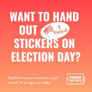 Marque Richardson Instagram - Today is POLL WORKER RECRUITMENT DAY!!! 🖤✊🏿It’s also your chance to help support democracy as a poll worker in your community— and get paaaaaiiid while doing it (even if you’re not old enough to vote!). Sign up to #PowerThePolls today: powerthepolls.org @powerthepolls #NOTLIKEUS