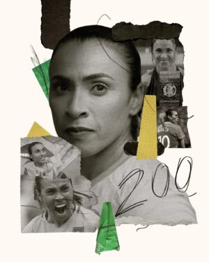 Marta Instagram - 200 jogos, incontáveis inspirações. Parabéns, Marta, por redefinir o que significa ser uma lenda do futebol! ⚽👑 

@martavsilva10 #Marta200 🇧🇷