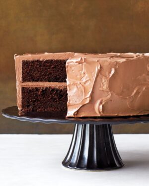 Martha Stewart Instagram - Desserts rarely rouse such fiery debate as devil's food cake. Some say this dark two-layer chocolate cake was created in response to angel food cake, while others insist the name was inspired by the red pigments in cocoa powder. What's not a matter of contention, however, is just how delicious a slice of devil's food cake is. Our recipe makes the ultimate version, infused with melted chocolate (in addition to the usual cocoa powder) and sour cream to create a moister cake with richer chocolate flavor. Get the recipe at the link in our bio. 📷: @yukisugiura.photo