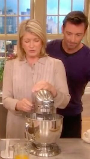 Martha Stewart Instagram - Martha’s go-to banana bread recipe uses a secret ingredient to make it moist and flavorful—and @thehughjackman approves! The hardest part about making the recipe is waiting for the loaf to bake, but we guarantee it will be worth it. Get the recipe at the link in our bio.