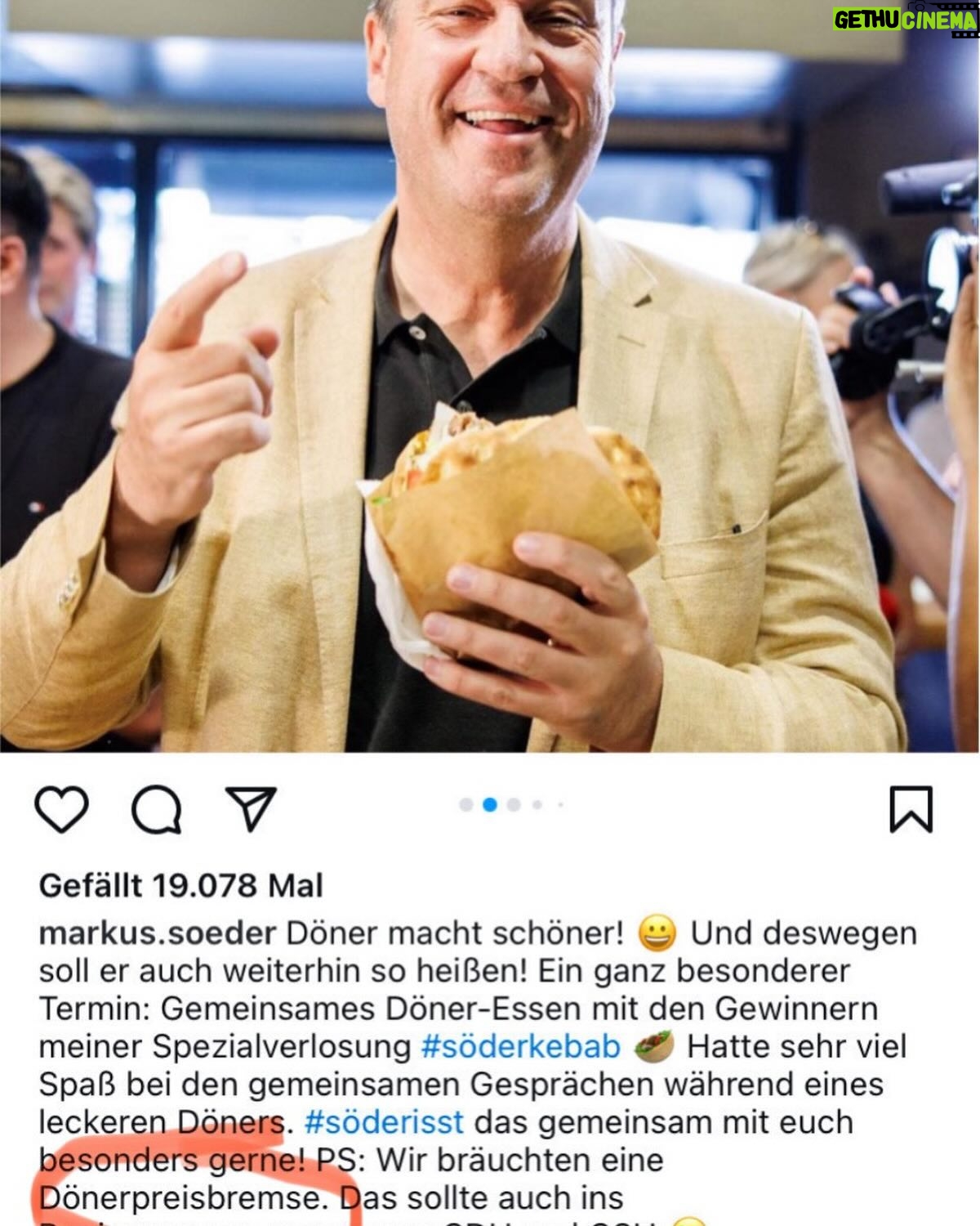 Martin Sonneborn - 6K Likes - Kollege Idiot.
#Dönerpreisbremse steht im PARTEI-Programm…
