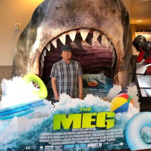 Masi Oka Instagram - Oh noes.

#TheMeg  #MegMovie
#August10
#OpeningWide
#ChompOnThis
#LookOutBehindYou
#Foreshadowing?
#OrMegSashimiWillBeServed?