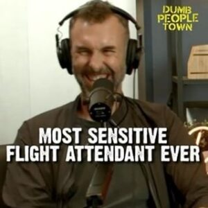 Matt Braunger Instagram - When A Flight Attendant gets a flight to turn around in mid air because a passenger called him “waiter” @braunger joins @danielvankirk and us on @dumbpeopletown to hilariously break down the reaction of the brown liquor drunk we assume is two rows behind him.