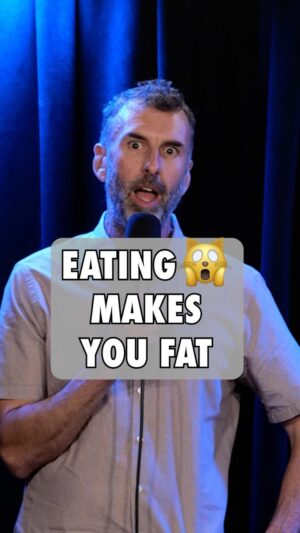 Matt Braunger Instagram - Eating 🐱 makes you fat! Matt Braunger is on the new SOTS out now on YT! #foryou #ozempic #standupcomedy #improv #explore