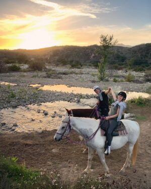 Matt Cutshall Instagram - For Arielles birthday I took her to Ojai to ride horses. Sometimes the bumping on my genitals made things a bit interesting. Regardless, we powered through and had a beautiful time with amazing horses that week. Highly recommended 🐎 💕