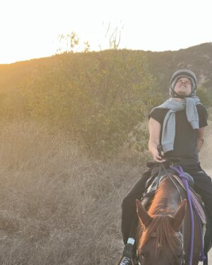 Matt Cutshall Instagram - For Arielles birthday I took her to Ojai to ride horses. Sometimes the bumping on my genitals made things a bit interesting. Regardless, we powered through and had a beautiful time with amazing horses that week. Highly recommended 🐎 💕